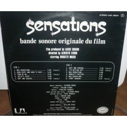Sensations Soundtrack (Richard Moore, Penelope Peanuts, Falcon Stuart) - CD Back cover