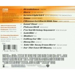 Driven Soundtrack (Various Artists) - CD Back cover
