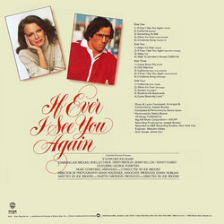 If Ever I See You Again Soundtrack (Joseph Brooks) - CD Back cover
