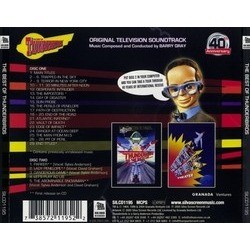 The Best of Thunderbirds Trilha sonora (Barry Gray) - CD capa traseira