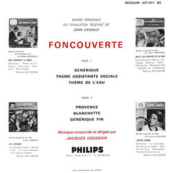 Foncouverte Soundtrack (Jacques Loussier) - CD Back cover