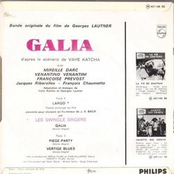 Galia Colonna sonora (Michel Magne, Les Swingle Singers) - Copertina posteriore CD