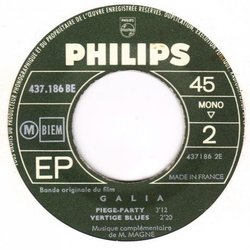 Galia Colonna sonora (Michel Magne, Les Swingle Singers) - cd-inlay