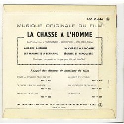 La Chasse  l'homme サウンドトラック (Michel Magne) - CD裏表紙
