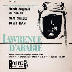 Lawrence d'Arabie サウンドトラック (Maurice Jarre) - CDカバー