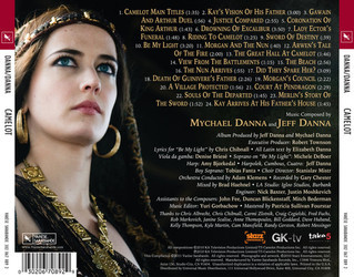 Camelot Ścieżka dźwiękowa (Jeff Danna, Mychael Danna) - Tylna strona okladki plyty CD