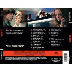 Red Eye Ścieżka dźwiękowa (Marco Beltrami) - Tylna strona okladki plyty CD