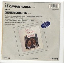 Le Caviar rouge Colonna sonora (Jean-Claude Petit, Claude-Michel Schnberg) - Copertina posteriore CD