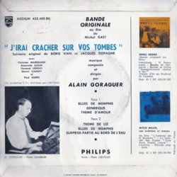 J'irai cracher sur vos Tombes Soundtrack (Alain Goraguer) - CD Back cover