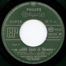 Les Loups dans la bergerie Soundtrack (Serge Gainsbourg, Alain Goraguer) - cd-inlay