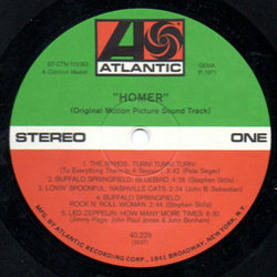 Homer サウンドトラック (Various Artists) - CDインレイ