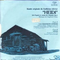 Heidi Trilha sonora (Siegfried Franz) - CD capa traseira