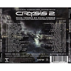 Crysis 2 Soundtrack (Lorne Balfe, Tilman Sillescu, Borislav Slavov, Hans Zimmer) - CD Achterzijde