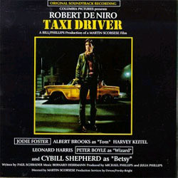 Taxi Driver サウンドトラック (Bernard Herrmann) - CDカバー