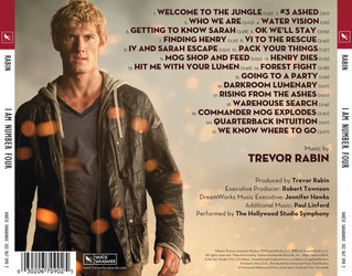 I Am Number Four Trilha sonora (Trevor Rabin) - CD capa traseira