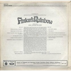 Finian's Rainbow サウンドトラック (E.Y. Harburg, Burton Lane) - CD裏表紙