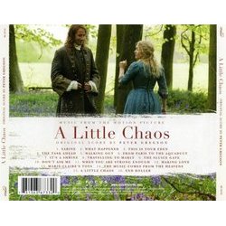 A Little Chaos サウンドトラック (Peter Gregson) - CD裏表紙
