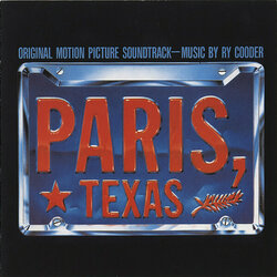 Paris, Texas Colonna sonora (Ry Cooder) - Copertina del CD