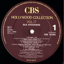Silk Stockings サウンドトラック (Cole Porter, Conrad Salinger) - CDインレイ