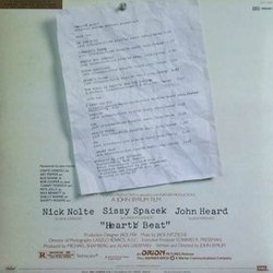 Heart Beat Ścieżka dźwiękowa (Jack Nitzsche) - Tylna strona okladki plyty CD