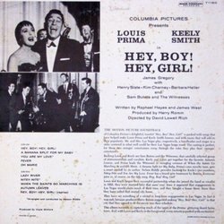 Hey Boy! Hey Girl! Soundtrack (Sam Butera, Louis Prima, Keely Smith) - CD Back cover