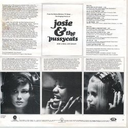 Josie and the Pussycats Ścieżka dźwiękowa (Cheryl Ann Stopelmoor, Cathy Dougher, Patrice Holloway) - Tylna strona okladki plyty CD