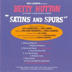 Satins and Spurs Soundtrack (Ray Evans, Ray Evans, Betty Hutton, Jay Livingston, Jay Livingston) - CD Trasero
