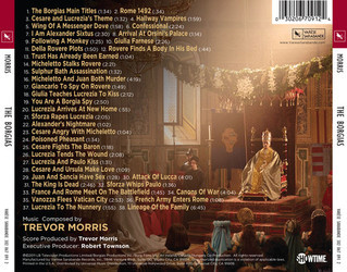 The Borgias Colonna sonora (Trevor Morris) - Copertina posteriore CD