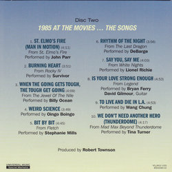 Back In Time...The Concert Experience サウンドトラック (Various Artists, Dave Grusin, David Newman, Alan Silvestri) - CDインレイ