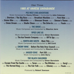 Back In Time...The Concert Experience Soundtrack (Various Artists, Dave Grusin, David Newman, Alan Silvestri) - CD-Cover