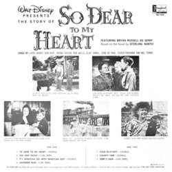 So Dear to My Heart Trilha sonora (Various Artists, Carl Berg, Bobby Driscoll) - CD capa traseira