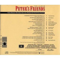 Peter's Friends Ścieżka dźwiękowa (Various Artists) - Tylna strona okladki plyty CD