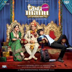 Tanu Weds Manu Returns サウンドトラック (Vayu Krsna Solo, Raj Shekhar) - CDカバー
