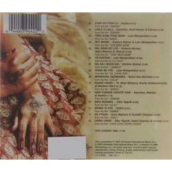 The Best of Bollywood Soundtrack (Various Artists) - CD Back cover