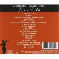 La Mejor Seleccion de Las Grandes Orquestas サウンドトラック (Various Artists, Don Costa) - CD裏表紙