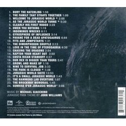 Jurassic World サウンドトラック (Michael Giacchino) - CDインレイ