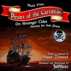 Music from 'Pirates of the Caribbean: On Stranger Tides': Fantasy for Solo Piano Soundtrack (Jartisto , Hans Zimmer) - CD cover
