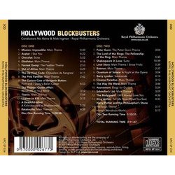 Hollywood Blockbusters Ścieżka dźwiękowa (Various Artists) - Tylna strona okladki plyty CD