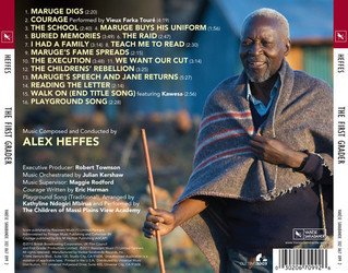 The First Grader Soundtrack (Alex Heffes) - CD Back cover