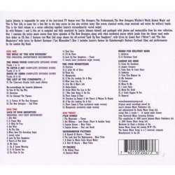 50 Years of the Music of Laurie Johnson Vol. 3: The New Avengers Soundtrack (Laurie Johnson) - CD Back cover