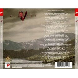 Vikings: Season 3 Ścieżka dźwiękowa (Trevor Morris) - Tylna strona okladki plyty CD