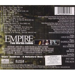 Empire Soundtrack (Various Artists) - CD Back cover