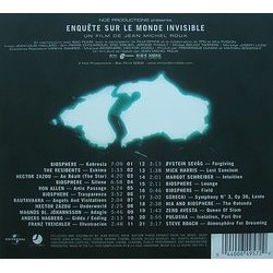 Enquête sur le Monde Invisible Soundtrack (Various Artists, Hector Zazou) - CD Back cover
