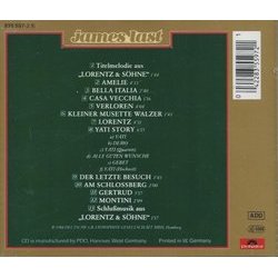 Lorentz & Shne Soundtrack (James Last) - CD Back cover