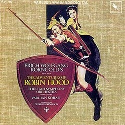 The Adventures of Robin Hood サウンドトラック (Erich Wolfgang Korngold) - CDカバー
