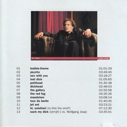 Suck My Dick Ścieżka dźwiękowa (Martin Todsharow) - wkład CD