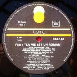 La Vie est un Roman サウンドトラック (M. Philippe-Grard) - CDインレイ