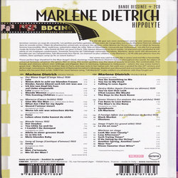 BD Cin Volume 3 : Marlene Dietrich 1930-1958 サウンドトラック (Various Artists, Marlene Dietrich) - CD裏表紙