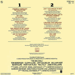 The Big Chill Colonna sonora (Various Artists) - Copertina posteriore CD