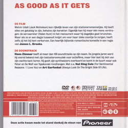 As Good as it Gets Soundtrack (Various Artists, Hans Zimmer) - CD Back cover